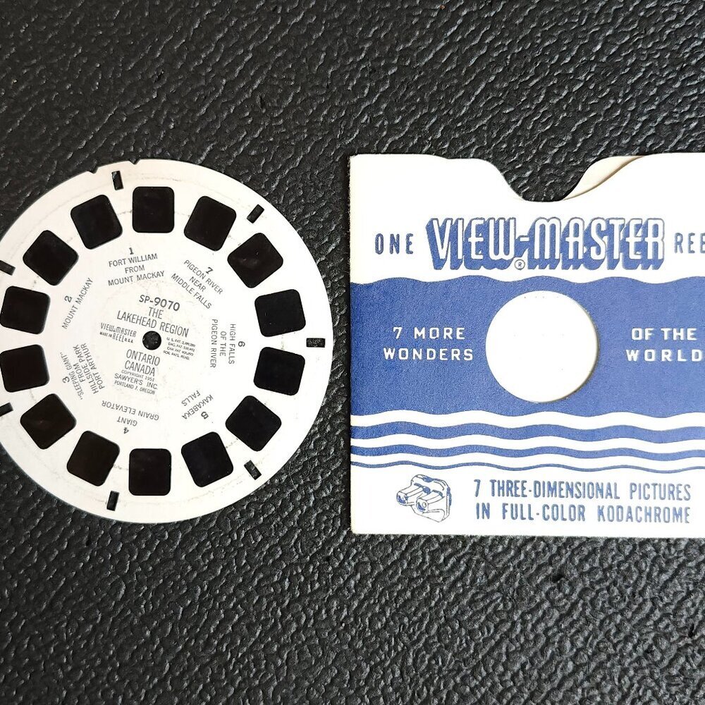 Vintage VIEW MASTER Reel The Lakehead Region Ontario Canada 1951